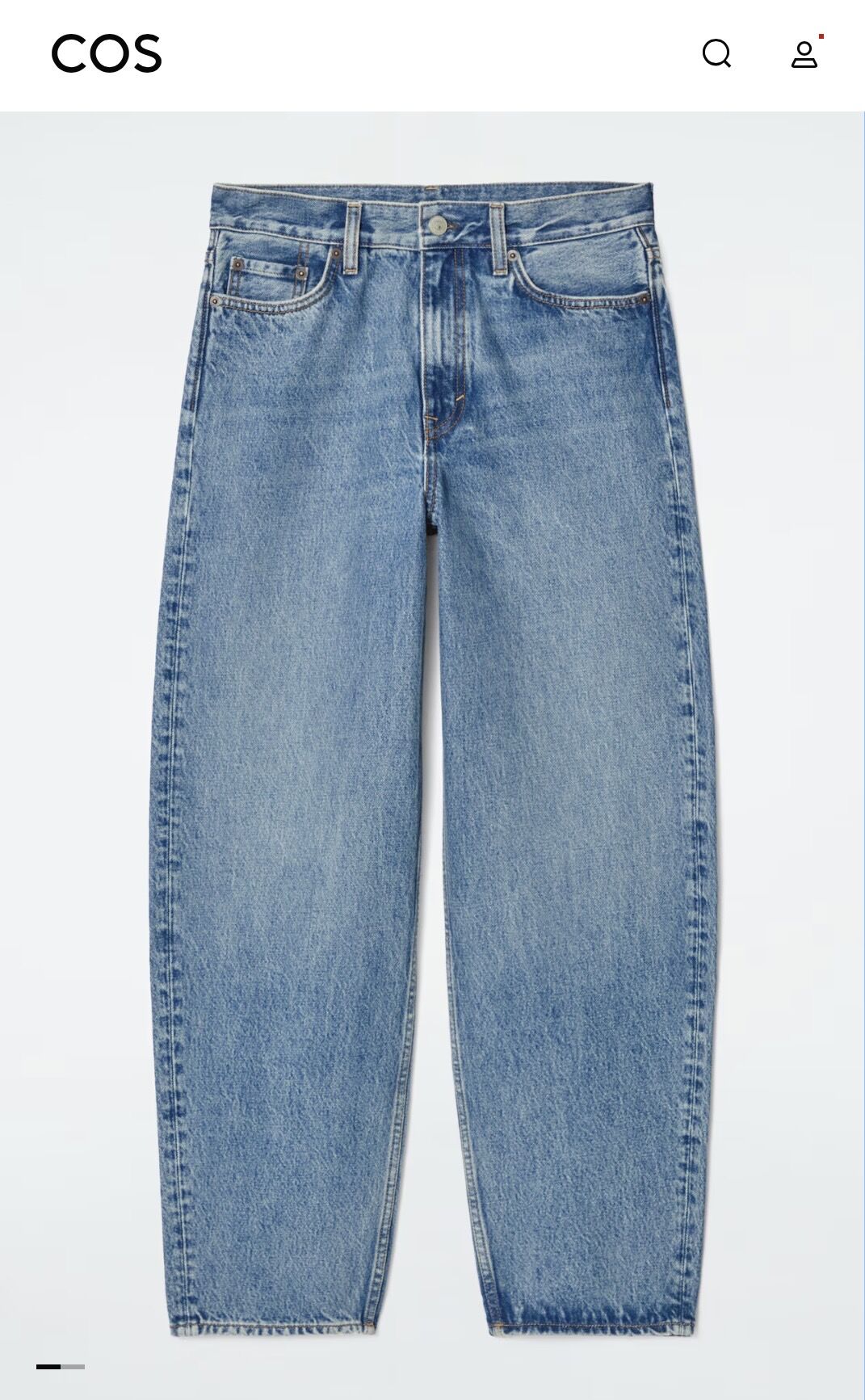 Orj. Marka Mom Jean Pantolon Mavi