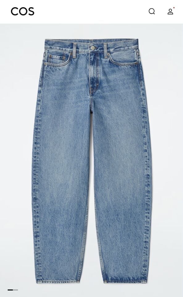 Orj. Marka Mom Jean Pantolon Mavi