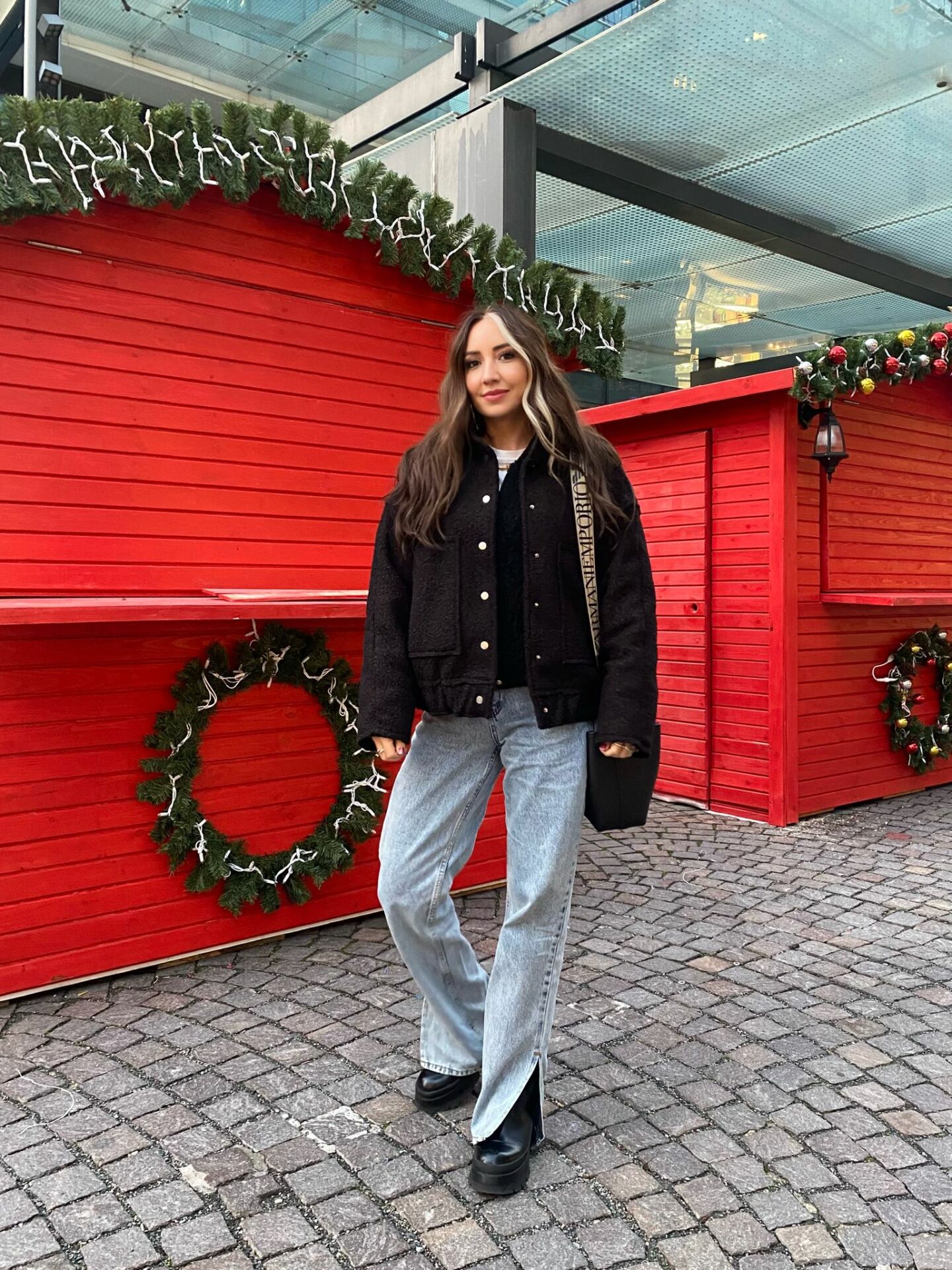 Premium Siyah Bomber Mont