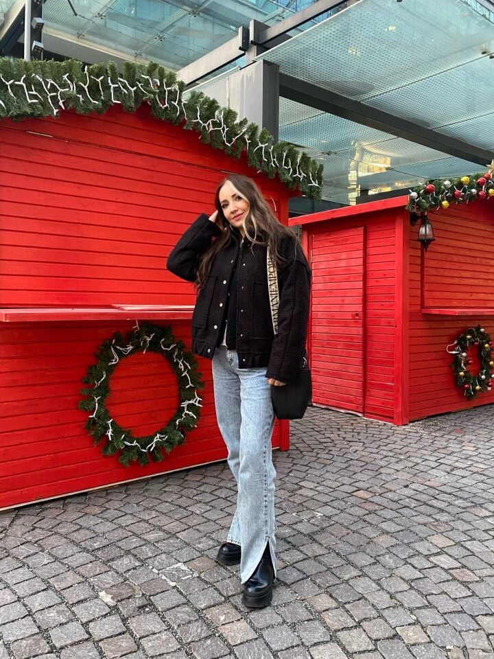 Premium Siyah Bomber Mont