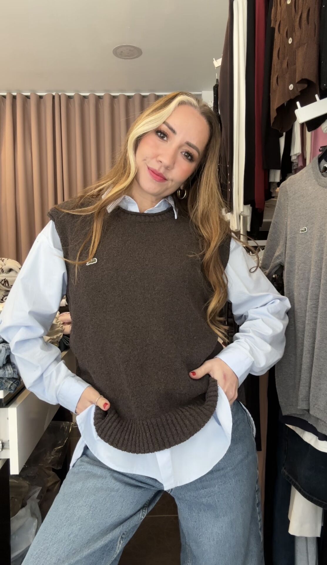 Yumuşak Dokulu  Süveter Acı Kahve