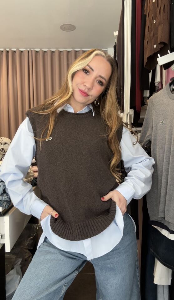 Yumuşak Dokulu  Süveter Acı Kahve