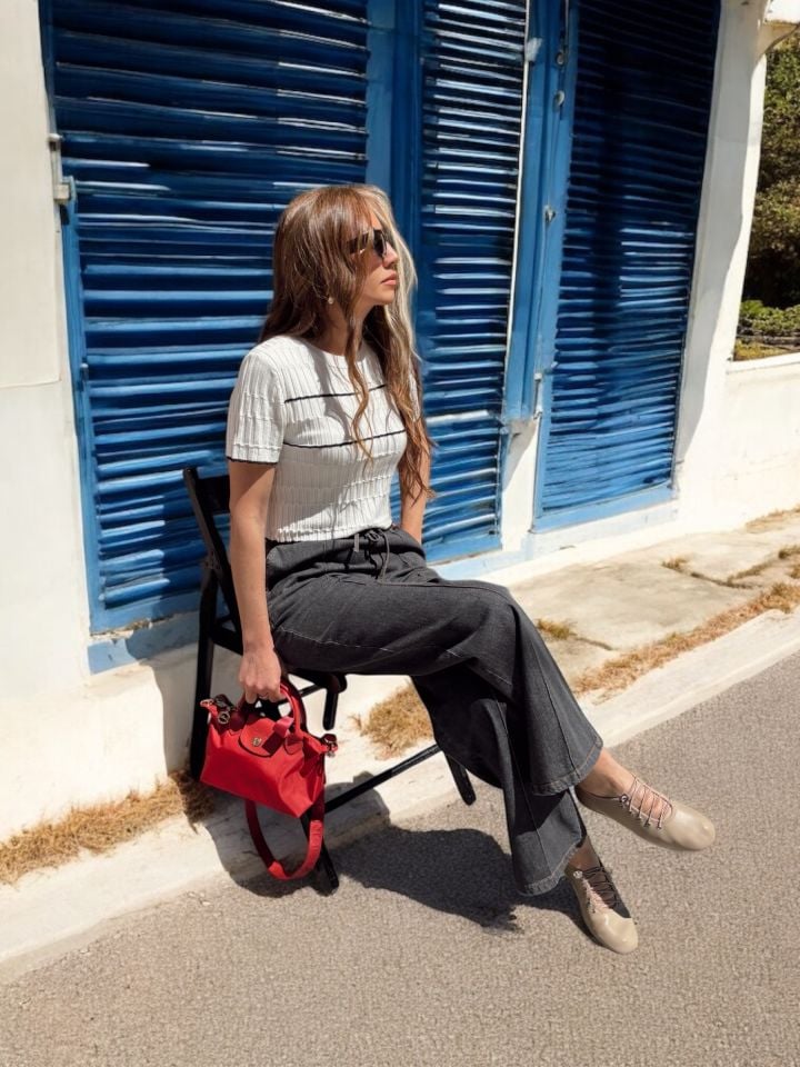 Beli Lastikli Premium Denim Pantolon Siyah