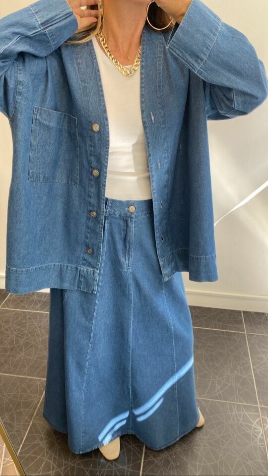 Premium Oversize Denim Ceket