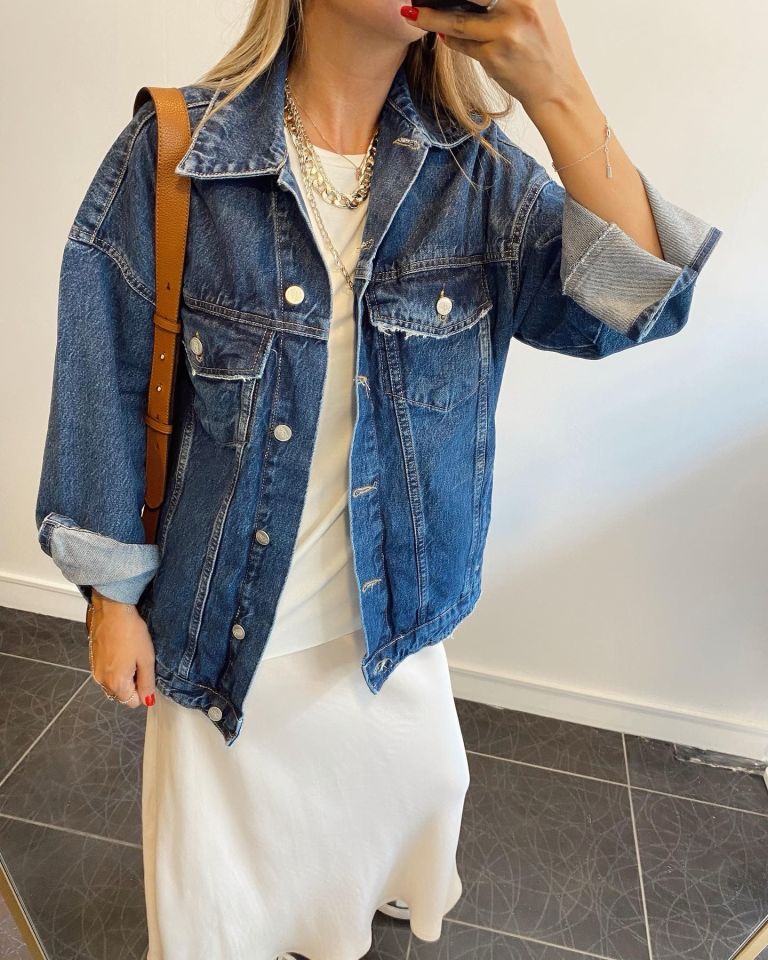 Premium Retro Oversize Denim Ceket