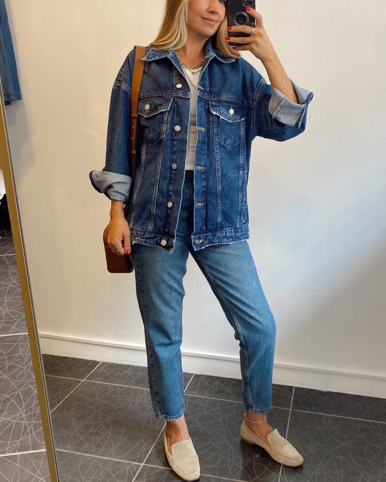 Premium Retro Oversize Denim Ceket