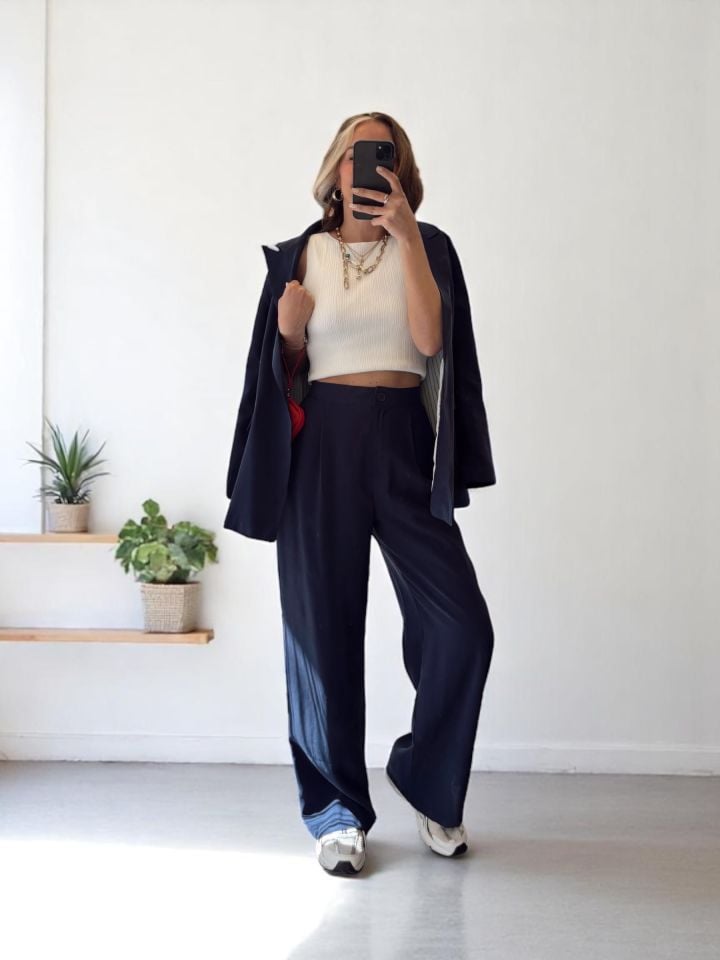 Premium Ceket Pantolon Takım Lacivert