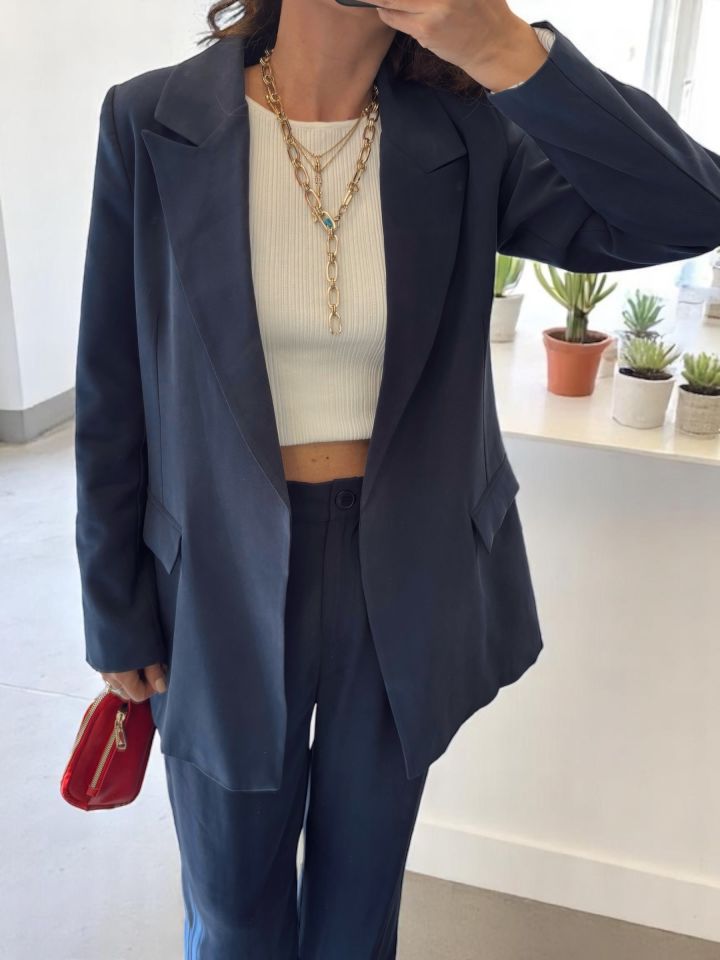 Premium Ceket Pantolon Takım Lacivert
