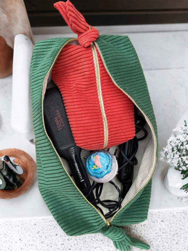 Premium Tasarım Tüm Saç Şekillendiriciler için XXL Boy Seyahat Çantası Zümrüt Yeşil