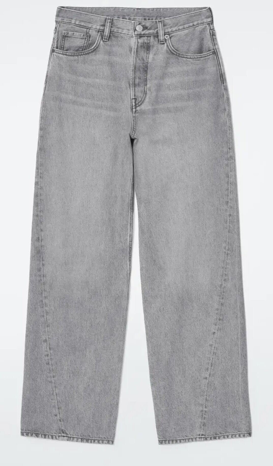 Orj. Marka Straight Leg Jean Pantolon Gri