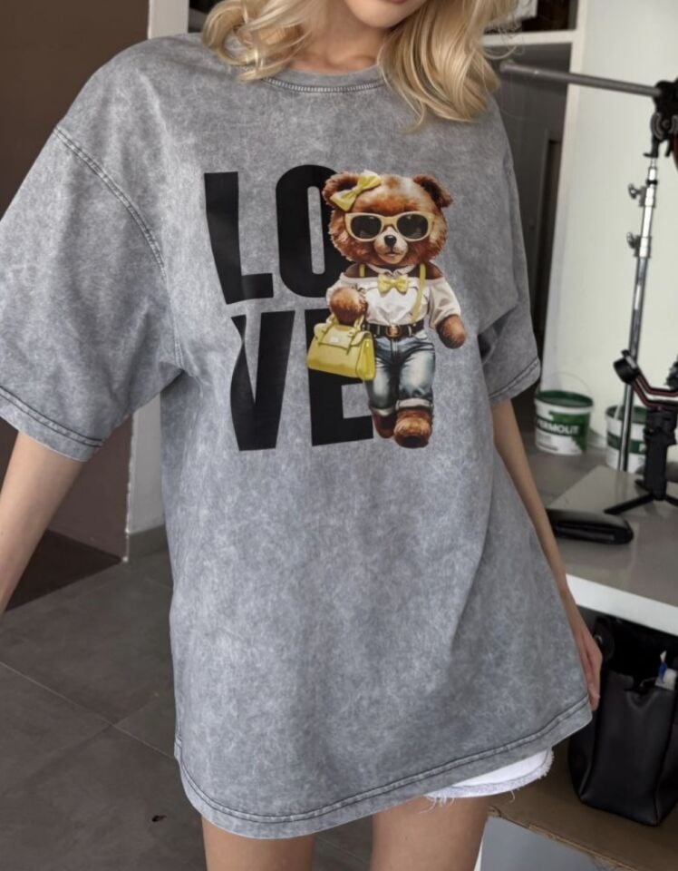 Premium Teddy Oversize Tişört
