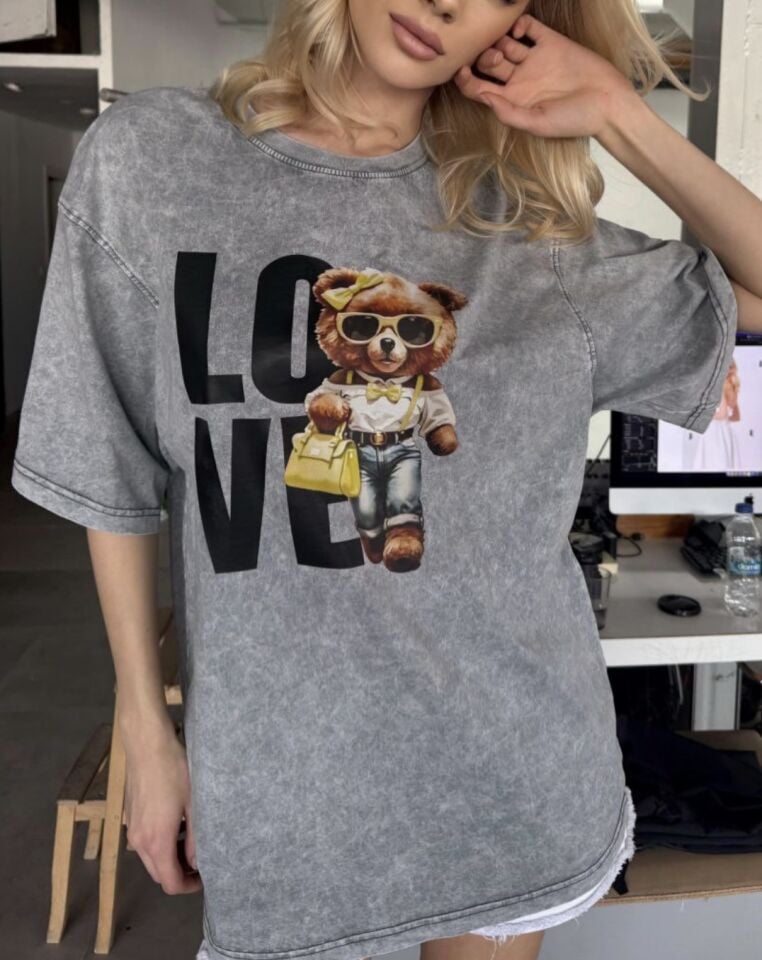 Premium Teddy Oversize Tişört