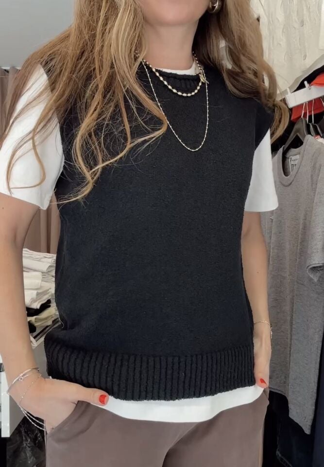 Yumuşak Dokulu  Süveter Lacivert