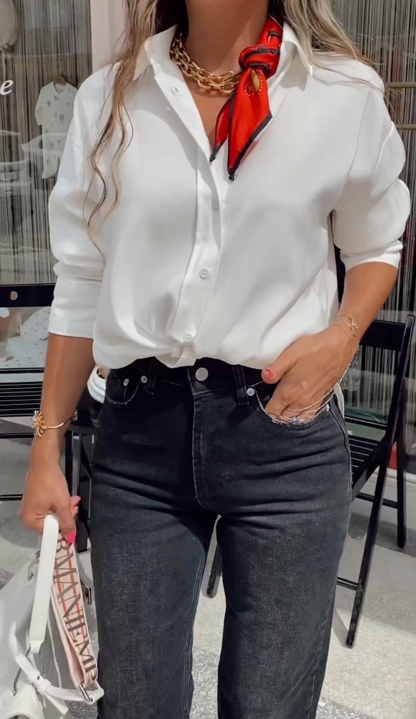 Yüksek Bel Straight Fit Siyah Pantolon