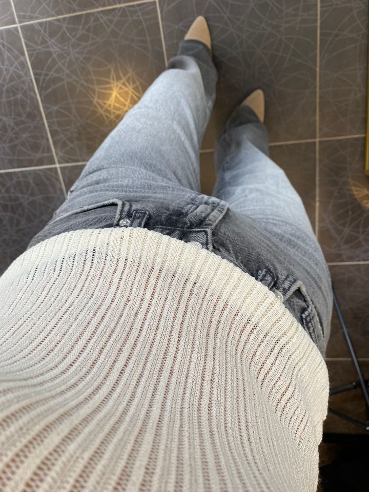Wide Leg Füme Jean Pantolon