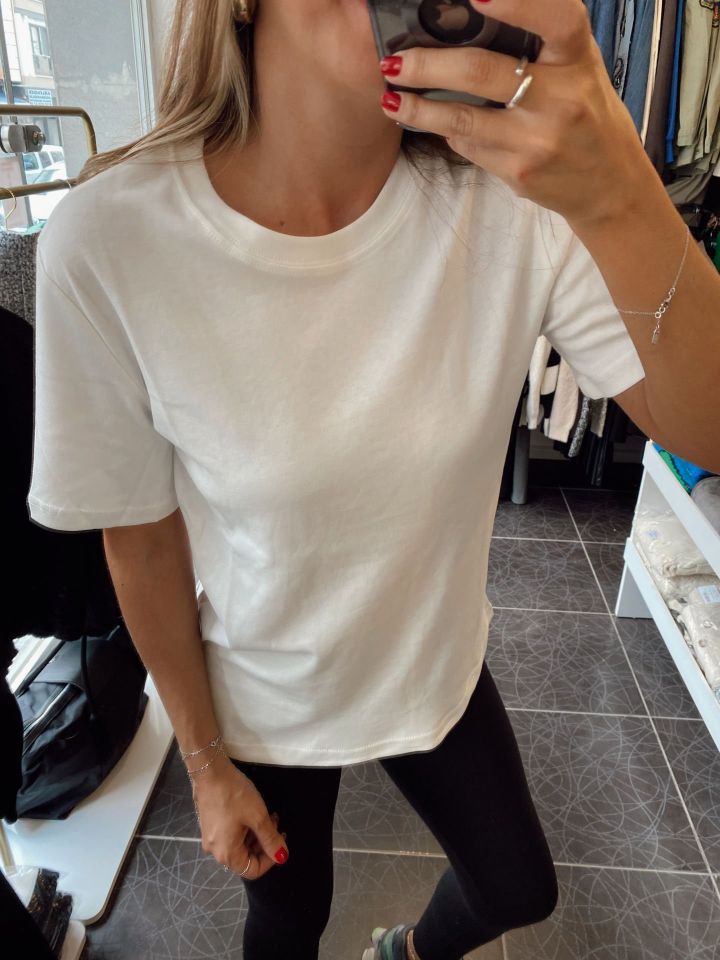 Massi Basic Beyaz Tişört