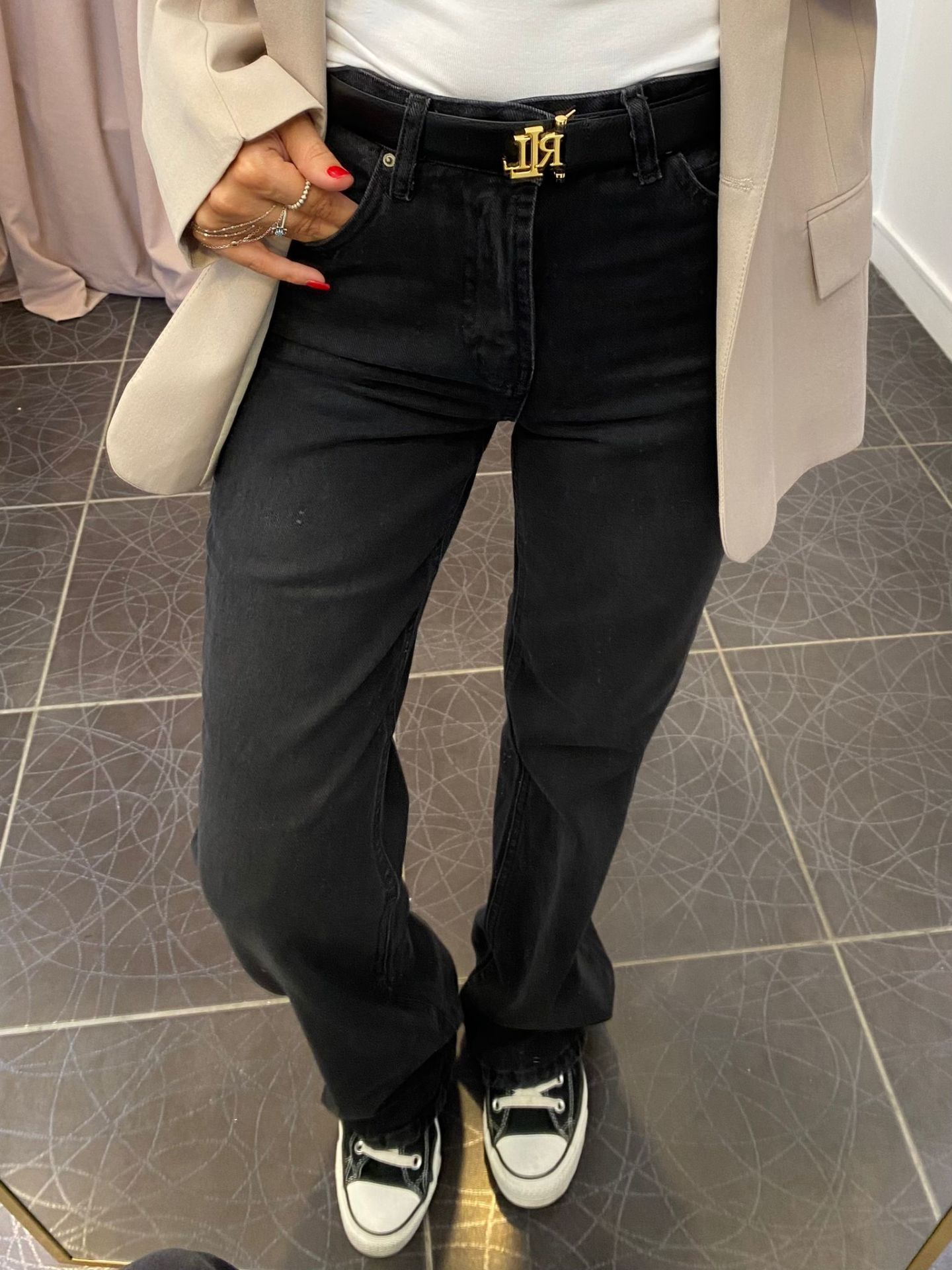 Premium Siyah Jean Pantolon