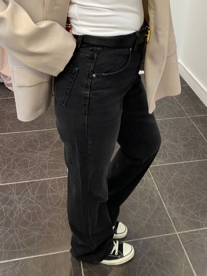 Premium Siyah Jean Pantolon