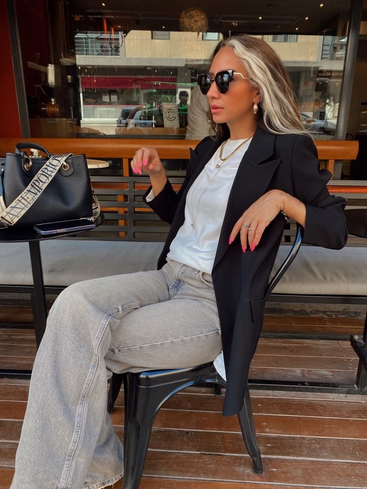 Premium Siyah Blazer Ceket
