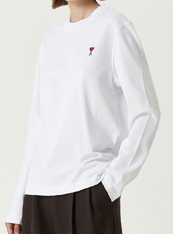 Uzun Kollu Beyaz Sweatshirt