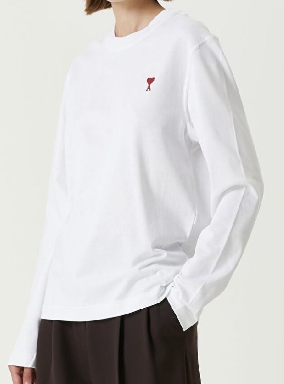 Uzun Kollu Beyaz Sweatshirt