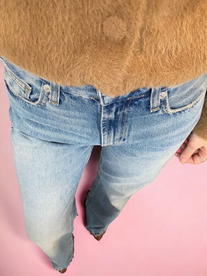 ZR Premium Full Lenght Wide Leg  Jean Pantolon