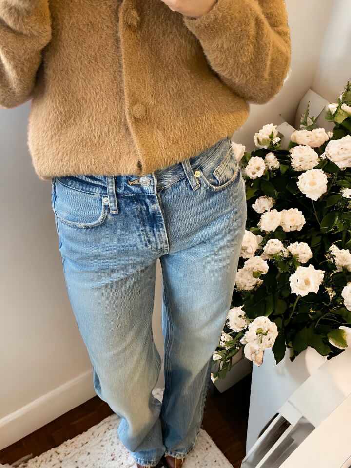ZR Premium Full Lenght Wide Leg  Jean Pantolon