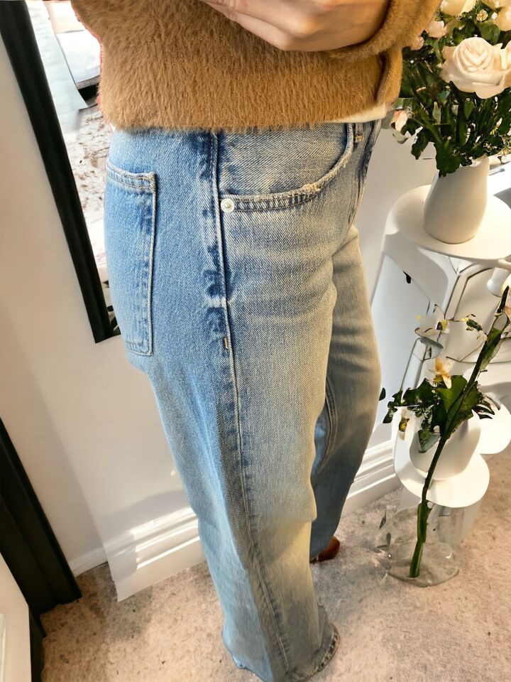 ZR Premium Full Lenght Wide Leg  Jean Pantolon