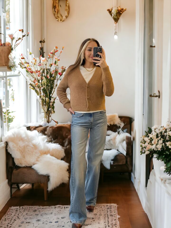 ZR Premium Full Lenght Wide Leg  Jean Pantolon