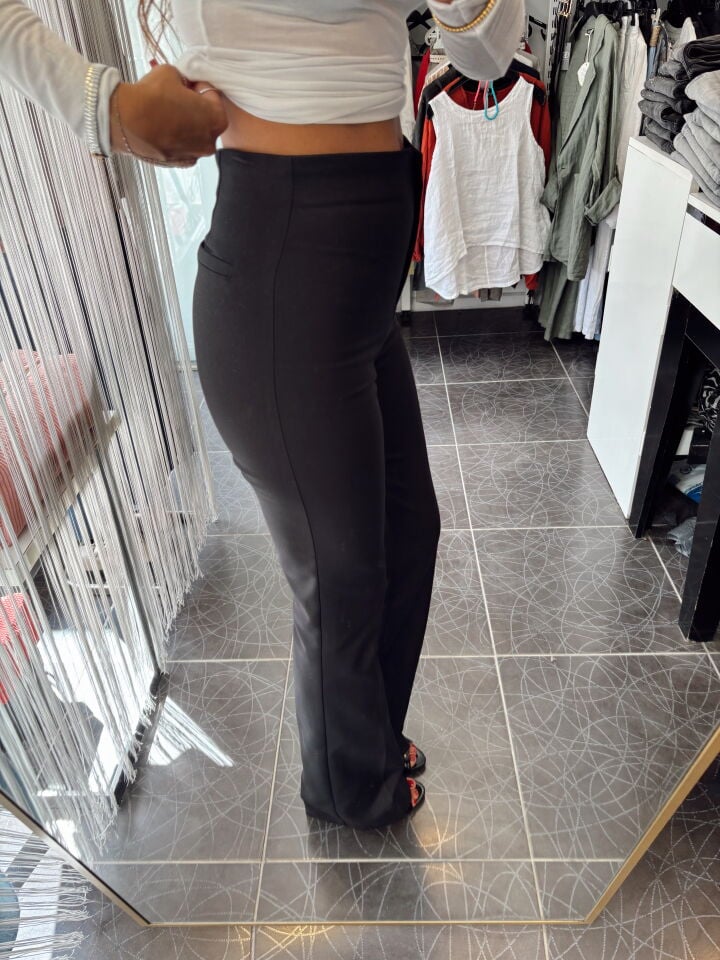 Premium Yüksek Bel Pantolon Siyah