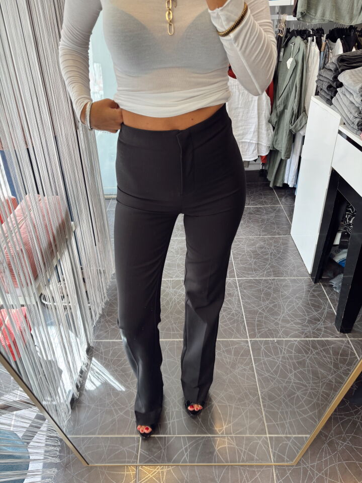 Premium Yüksek Bel Pantolon Siyah