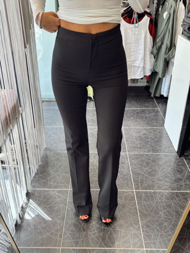 Premium Yüksek Bel Pantolon Siyah