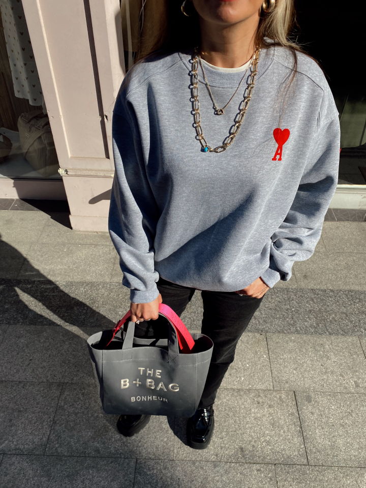 Kalpli Gri Sweatshirt