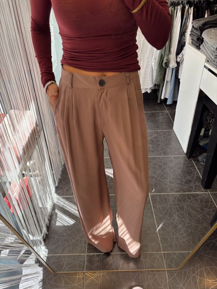 Gül Kurusu Palazzo Pantolon