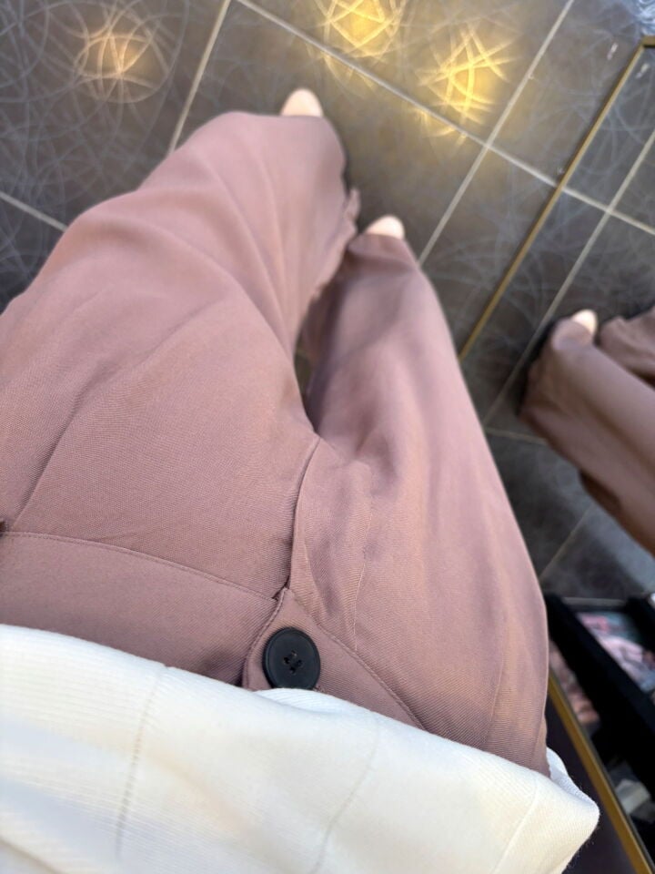 Gül Kurusu Palazzo Pantolon