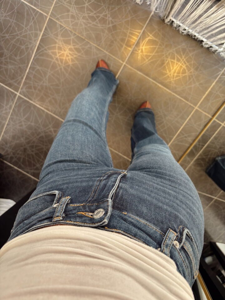 Orj. Marka Likralı Push Up Lacivert Jean Pantolon