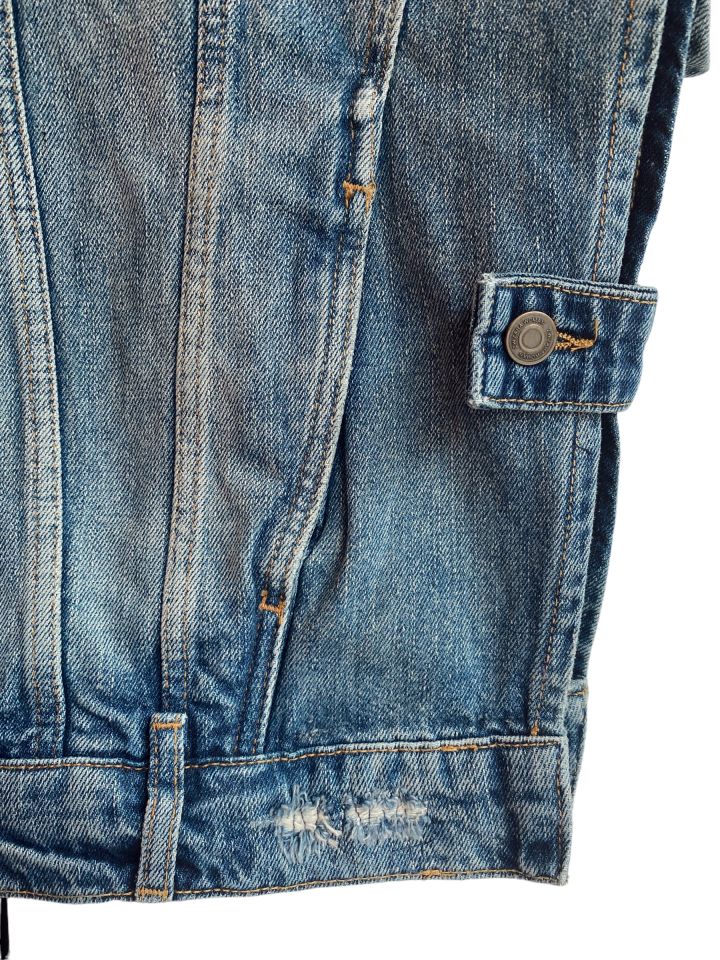 Oversize Denim Yelek Panço