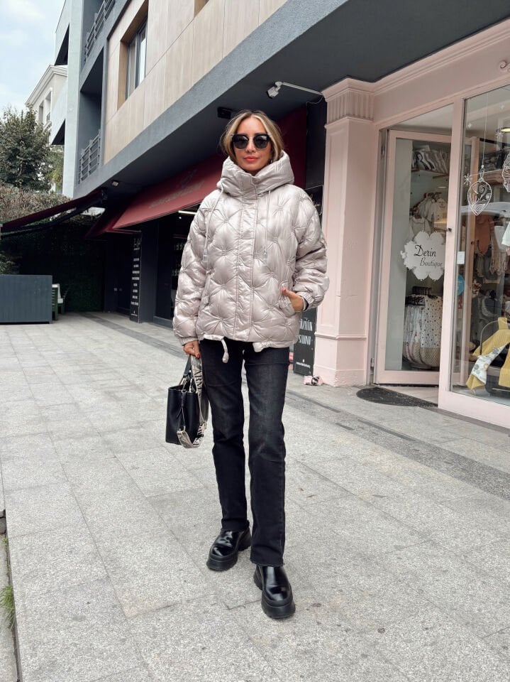 İthal Premium Tasarım Kabartmalı Mont Vizon