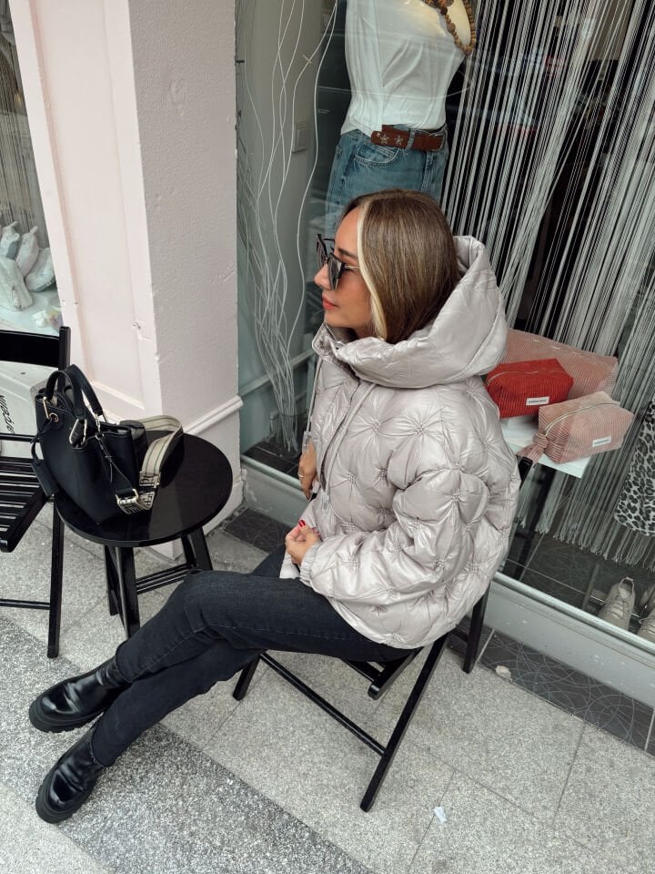 İthal Premium Tasarım Kabartmalı Mont Vizon