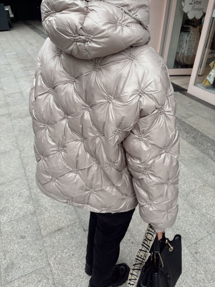 İthal Premium Tasarım Kabartmalı Mont Vizon