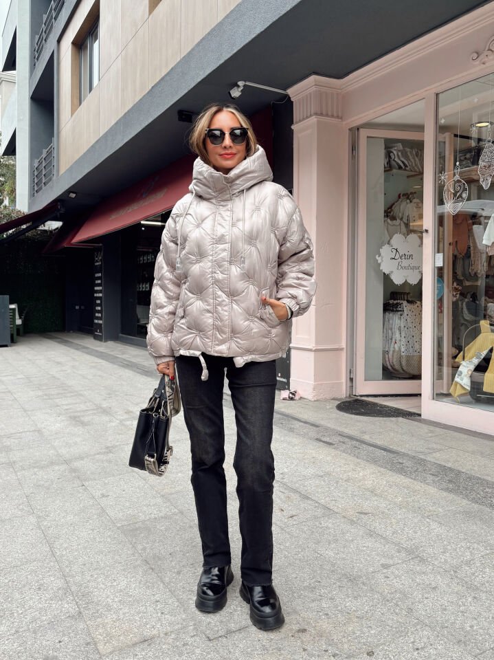 İthal Premium Tasarım Kabartmalı Mont Vizon