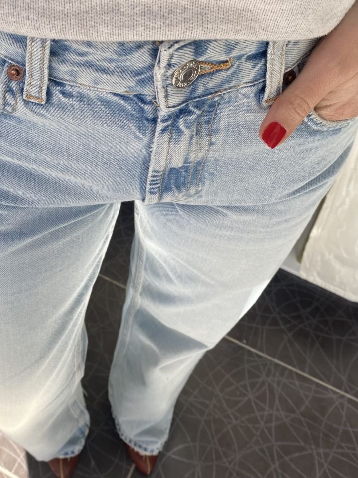 Açık Mavi Jean Pantolon