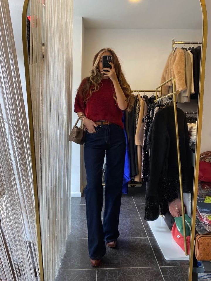 Straight Fit Lacivert Jean Pantolon
