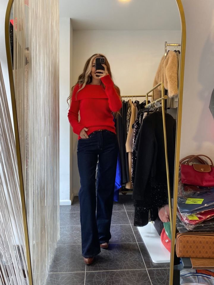 Straight Fit Lacivert Jean Pantolon
