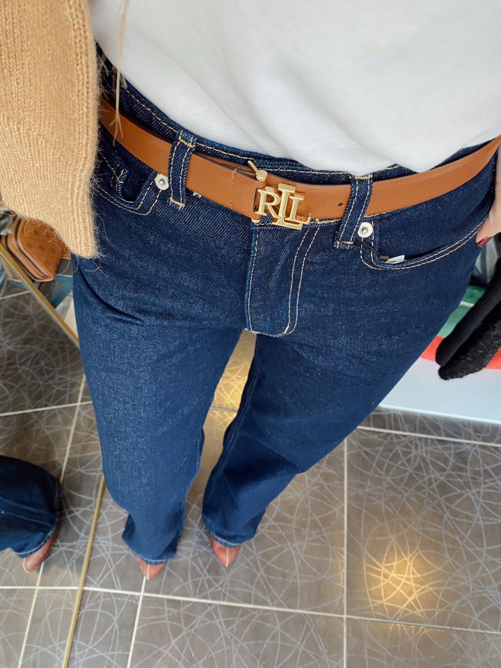 Straight Fit Lacivert Jean Pantolon