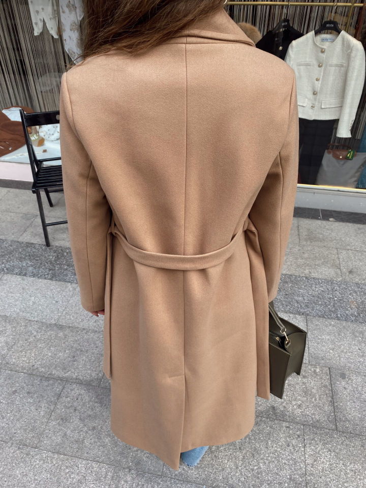 Kuşaklı Premium Camel Kaban