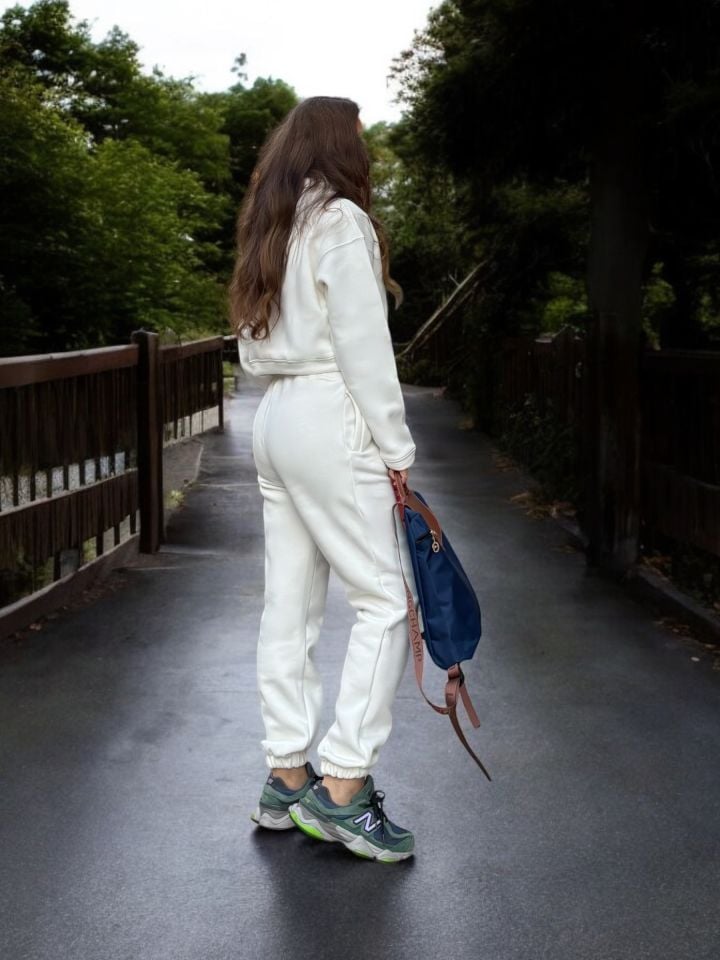 Premium Eşofman Takımı Beyaz