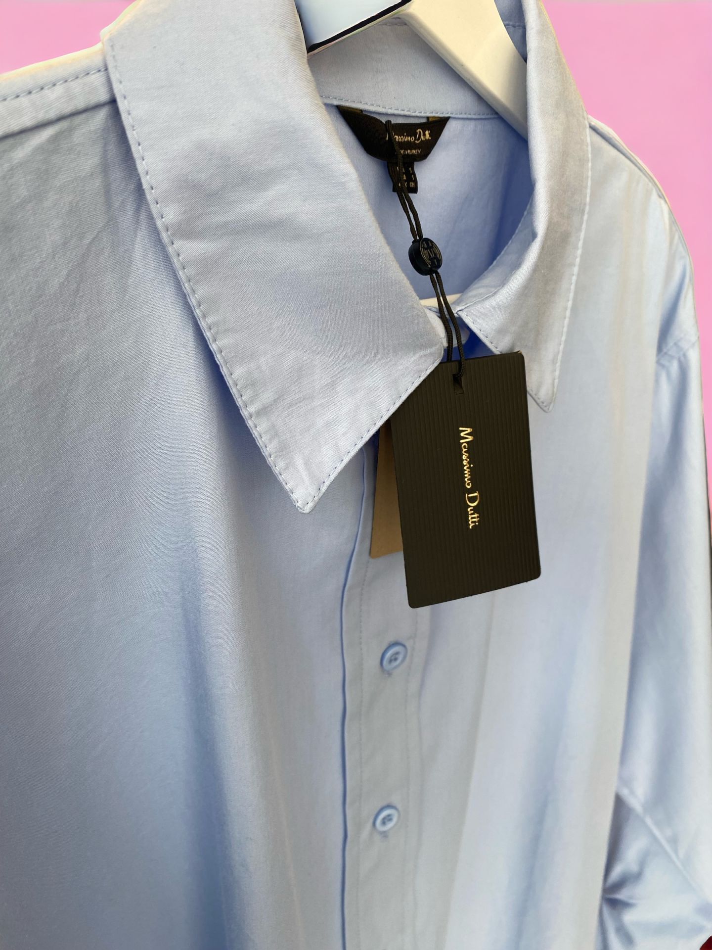 Massi Oversize Mavi Gömlek