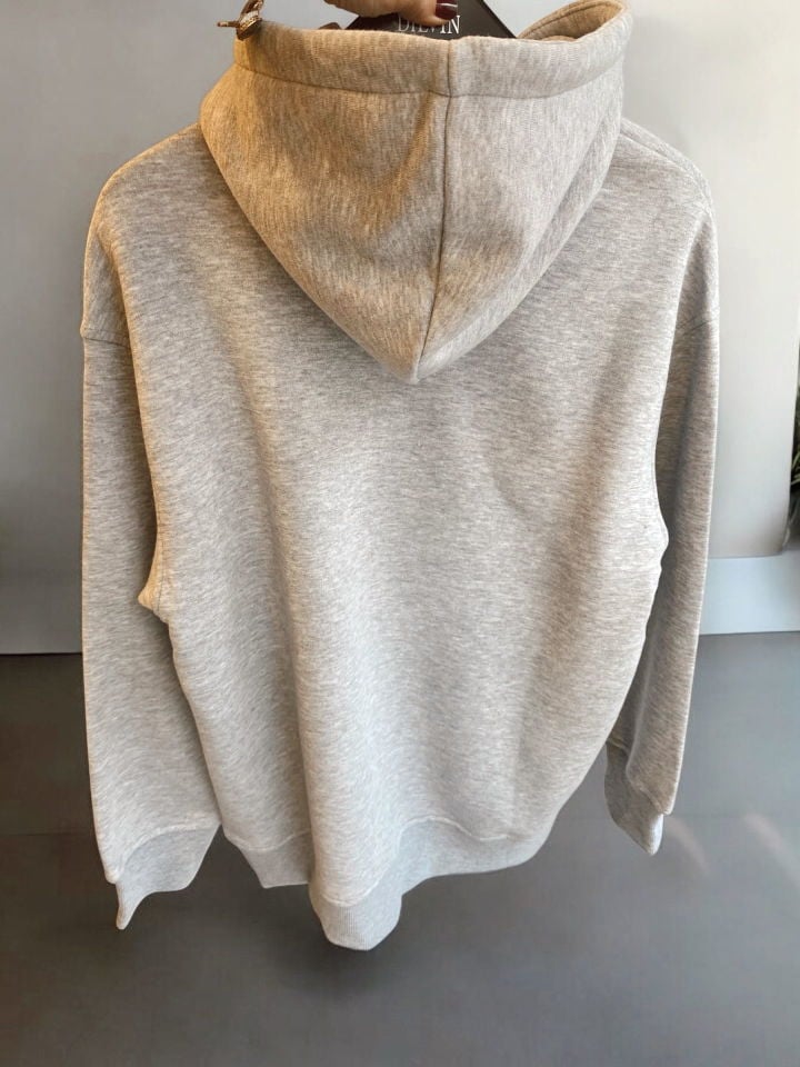 Kapüşonlu California Sweatshirt Gri