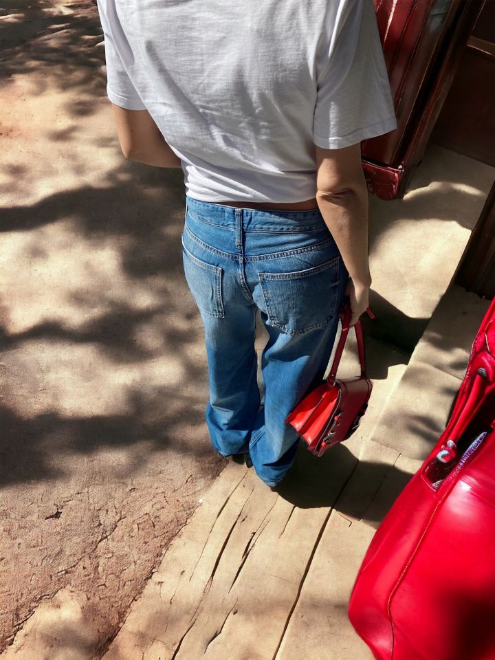 Oversize Jean Pantolon